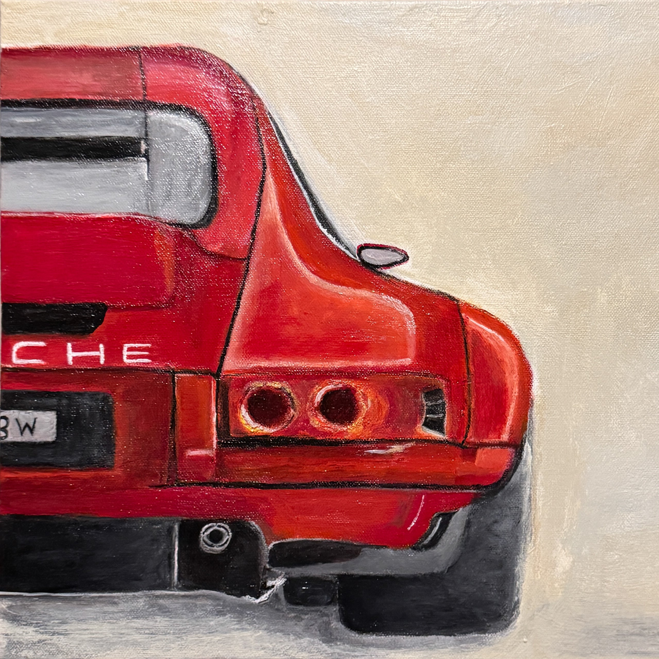 Red Porsche